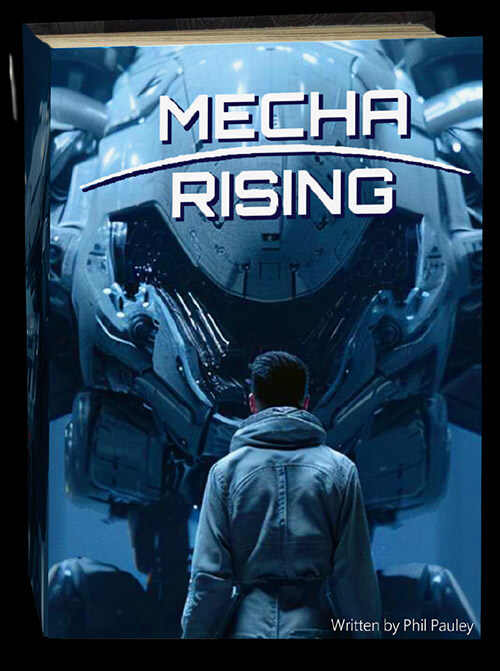 Mecha Rising screenplay concept cover artwork